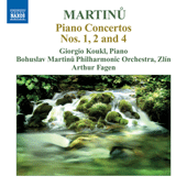 MARTINU, B.: Piano Concertos, Vol. 2 - Nos. 1, 2, 4 (Koukl, Bohuslav Martinu Philharmonic, Fagen)