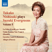 Takako Nishizaki Plays Suzuki Evergreens, Vol. 5