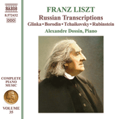 LISZT, F.: Russian Transcriptions (Liszt Complete Piano Music, Vol. 35)