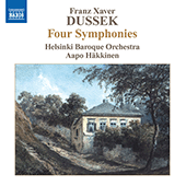 DUSSEK, F.X.: Sinfonias, Altner G4, A3, Bb2, Bb3 (Helsinki Baroque Orchestra, Hakkinen)