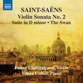 SAINT-SAENS, C.: Violin and Piano Music, Vol. 2 (Clamagirand, V. Cohen)