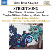 Wind Band Music - THOMAS, M.T. / STRAVINSKY, I. / COPLAND, A. / VAUGHAN WILLIAMS, R. (Street Song) (University of Georgia Wind Ensemble, Lynch)