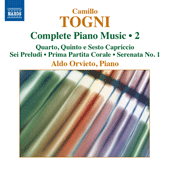 TOGNI, C.: Piano Music (Complete), Vol. 2 (Orvieto)