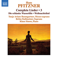 PFITZNER, H.: Lieder (Complete), Vol. 3 (T.A. Baumgartner, Stallmeister, K. Simon)