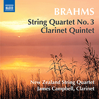 BRAHMS, J.: String Quartet No. 3 / Clarinet Quintet (New Zealand String Quartet, J. Campbell)