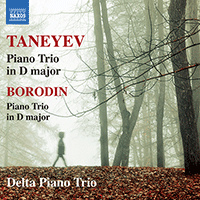 TANEYEV, S.I.: Piano Trio, Op. 22 / BORODIN, A.P.: Piano Trio (Delta Piano Trio)