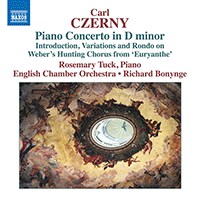 CZERNY, C.: Piano Concerto in D Minor (1812) / Introduction, Variations and Rondo, Op. 60 (Tuck, English Chamber Orchestra, Bonynge)