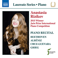 Piano Recital: Rizikov, Anastasia - BEETHOVEN, L. van / ALBÉNIZ, I. / CRUZ-GUEVARA, J. / GRIEG, E.