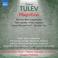 TULEV, T.: Magnificat / Summer Rain / Legatissimo / Tanto gentile (Latvian Radio Choir, Tallinn Chamber Orchestra, Putninš)