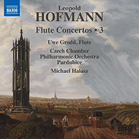 HOFMANN, L.: Flute Concertos, Vol. 3 (Grodd, Czech Chamber Philharmonic, Pardubice, F. Dvorák, Halász)