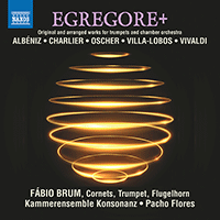 Trumpets and Chamber Orchestra Music - ALBÉNIZ, I. / CHARLIER, T. / OSCHER, E. (Egregore+) (Brum, Kammerensemble Konsonanz, Flores)
