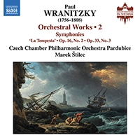 WRANITZKY, P.: Orchestral Works, Vol. 2 (Czech Chamber Philharmonic,  Pardubice, Štilec) - 8.574255