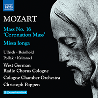 MOZART, W.A.: Masses (Complete), Vol. 1 - K. 262, 317 (Cologne West German Radio Chorus, Cologne Chamber Orchestra, Poppen)
