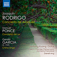 RODRIGO, J.: Concierto de Aranjuez / PONCE, M.M.: Concierto del sur (Junhong Kuang, Czech Chamber Philharmonic, Pardubice, Darrell Ang)