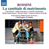 ROSSINI, G.: Cambiale di matrimonio (La) (Priante, Samsonova, Zanfardino, Wurttemberg Philharmonic, Franklin)