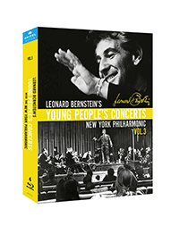 BERNSTEIN, Leonard: Young People's Concerts, Vol. 3 (Documentaries, 1958-1972) (4-Blu-ray Disc Box Set)