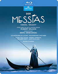 MOZART, W.A.: Handel - Messiah, K. 572 [Oratorio] (Sung in German) (Vienna Philharmonia Chorus, Les Musiciens du Louvre, Minkowski) (Blu-ray, HD)