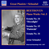 BEETHOVEN: Piano Sonatas Nos. 14-16 (Schnabel) (1933-1937)