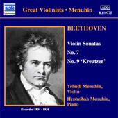 BEETHOVEN: Sonatas / SCHUBERT: Rondo (Menuhin) (1934-1938)