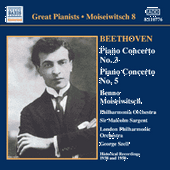 BEETHOVEN: Piano Concertos Nos. 3 and 5 (Moiseiwitsch, Vol. 8) (1950, 1938)