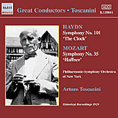 HAYDN / MOZART: Symphonies (Toscanini) (1929)