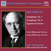 BEETHOVEN: Symphonies Nos. 7 and 8 (Weingartner) (1936)