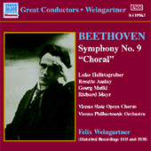 BEETHOVEN: Symphony No. 9 (Weingartner) (1935)