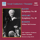 HAYDN: Symphony No. 88 / MOZART: Symphony No. 40 (Toscanini) (1938-1939)