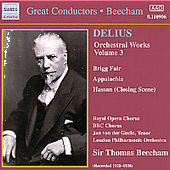 DELIUS, F.: Orchestral Works, Vol. 3 (Beecham) (1928, 1938)