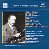 BRAHMS / GLAZUNOV: Violin Concertos (Heifetz) (1934, 1939)