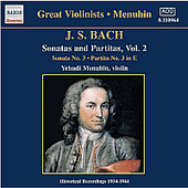 BACH, J.S.: Sonatas and Partitas (Menuhin) (1934-1944)