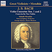 BACH, J.S.: Violin Concertos Nos. 1 and 2 (Menuhin) (1932-1936)