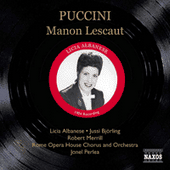 PUCCINI: Manon Lescaut (Albanese, Bjorling, Perlea) (1954)