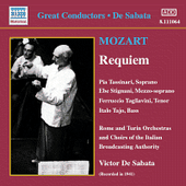 MOZART: Requiem in D Minor (Tassinari, Tagliavini, De Sabata) (1941)