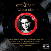 STRAUSS II, J.: Wiener Blut (Schwarzkopf, Gedda, Ackermann) (1954)