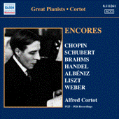 CORTOT, Alfred: Encores - 78 rpm Recordings (1925-26)