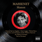 MASSENET: Manon (los Angeles, Legay, Monteux) (1955)