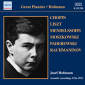 HOFMANN, Josef: Historical Recordings (1916-1923)