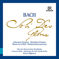 BACH, J.S.: Soli Deo Gloria - St. John & St. Matthew Passions / Mass in B Minor / Christmas Oratorio (Bavarian Radio Chorus, Dijkstra) (9-CD Box Set)