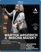 Concert - DVORAK, A. / SHCHEDRIN, R. / FRANCK, C. / SHOSTAKOVICH, D. (Argerich, Maisky, N. Jarvi) (Blu-ray, Full-HD)