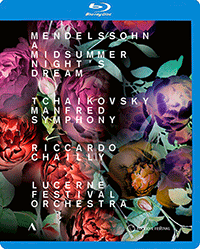 MENDELSSOHN, Felix: Midsummer Night's Dream (A) / TCHAIKOVSKY, P.I.: Manfred (Lucerne Festival Orchestra, Chailly) (Blu-ray, Full-HD)