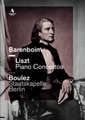 LISZT, F.: Piano Concertos Nos. 1 and 2 / WAGNER, R.: A Faust Overture / Siegfried Idyll (Barenboim, Boulez) (NTSC)