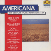 Orchestral Music - BERNSTEIN, L. / SIEGMEISTER, E. / GOULD, M. / ROBERTSON, L. / NELHYBEL, V. / RUGGLES, C. (Americana) (Abravanel, Foss)