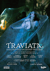 LAZAR, B. / CHEMLA, J. / HUBERT, F.: Traviata [Opera] (after A. Dumas (fils) and G. Verdi) (Théâtre des Bouffes du Nord, 2017) (NTSC)