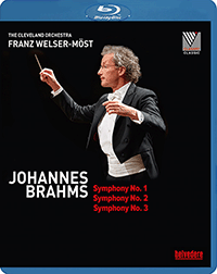 BRAHMS, J.: Symphonies Nos. 1-3 (Cleveland Orchestra, Welser-Möst) (Blu-ray, HD)