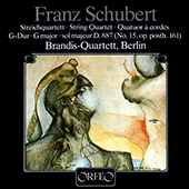 SCHUBERT, F.: String Quartet No. 15, D. 887 (Brandis Quartet)