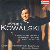 BACH, J.S.: Cantatas - BWV 53, 82, 170, 200 (Kowalski, Academy of St. Martin in the Fields, Sillito)