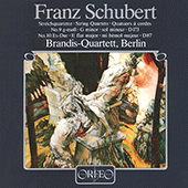 SCHUBERT, F.: String Quartets Nos. 9 and 10 (Brandis Quartet)