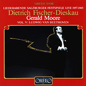BEETHOVEN, L. van: Vocal Music (Fischer-Dieskau, G. Moore)