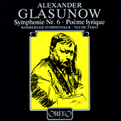 GLAZUNOV, A.K.: Symphony No. 6 / Poème lyrique (Bamberg Symphony, N. Järvi)